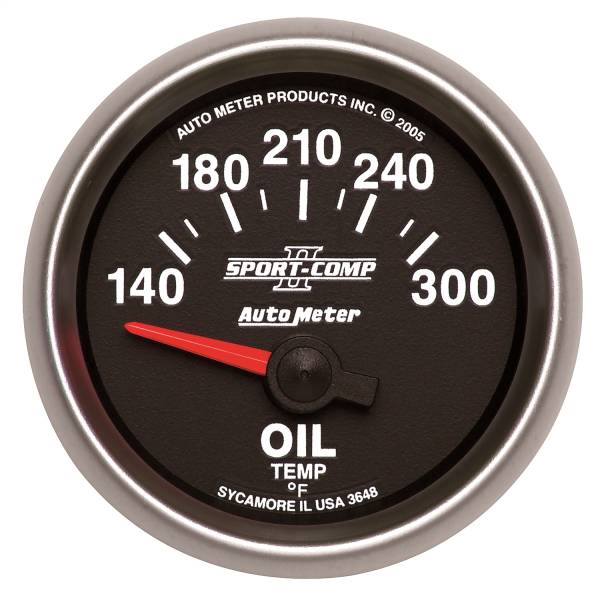 AutoMeter - AutoMeter 2-1/16in. OIL TEMPERATURE,  140-300 deg.F - 3648