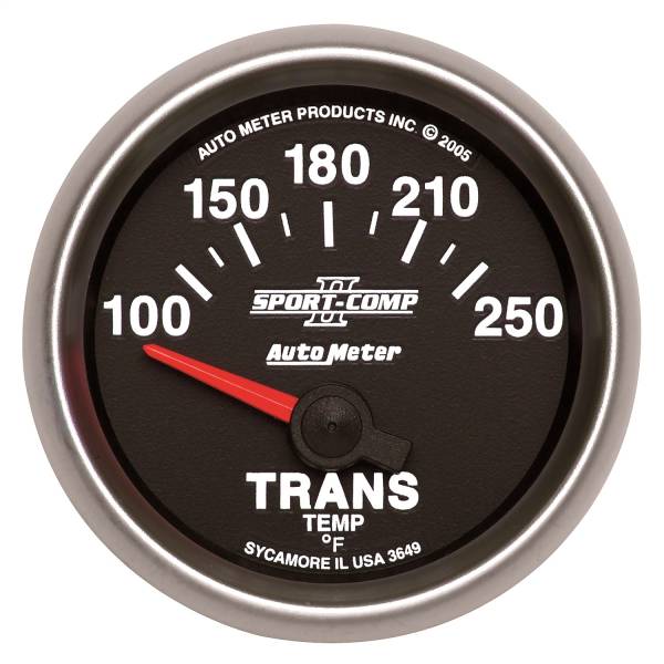 AutoMeter - AutoMeter 2-1/16in. TRANSMISSION TEMPERATURE,  100-250 deg.F - 3649