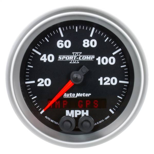 AutoMeter - AutoMeter 3-3/8in. GPS SPEEDOMETER,  0-140 MPH - 3680