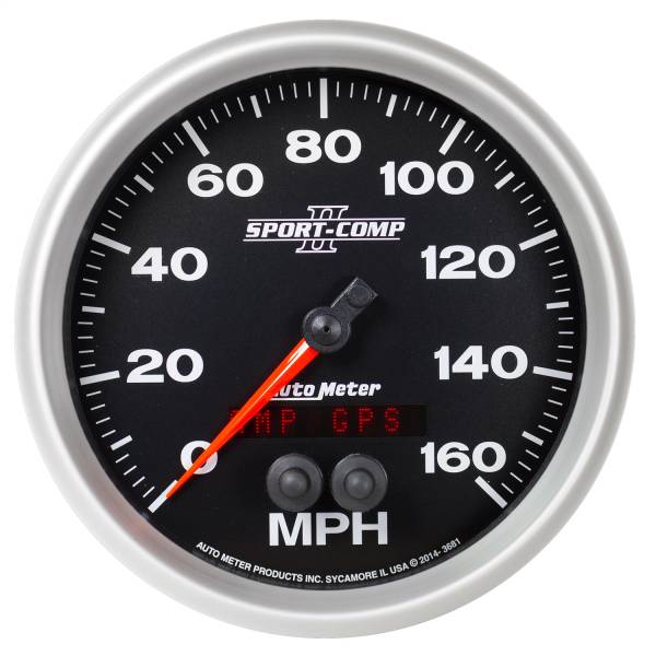 AutoMeter - AutoMeter 5in. GPS SPEEDOMETER,  0-160 MPH - 3681