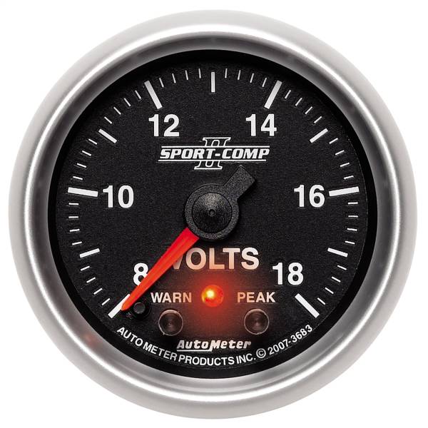 AutoMeter - AutoMeter 2-1/16in. VOLTMETER,  8-18V - 3683