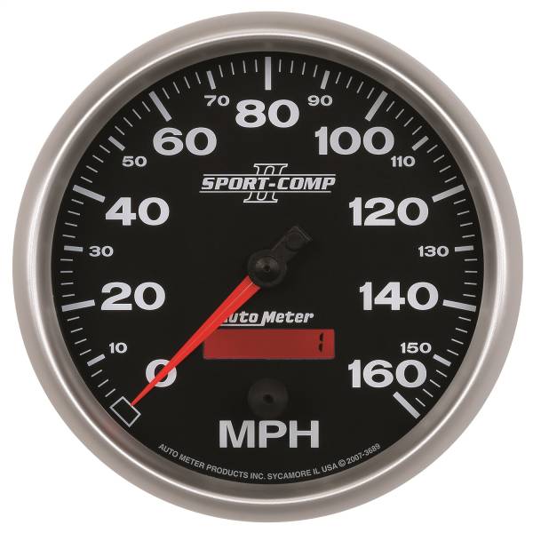 AutoMeter - AutoMeter 5in. SPEEDOMETER,  0-160 MPH - 3689