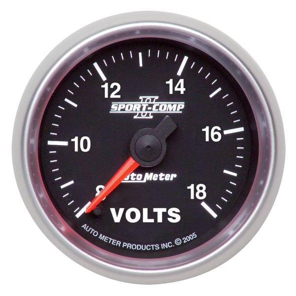 AutoMeter - AutoMeter 2-1/16in. VOLTMETER,  8-18V - 3691