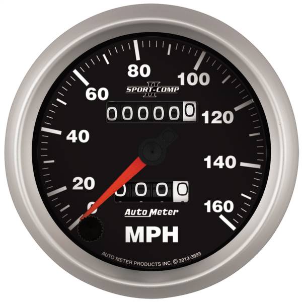 AutoMeter - AutoMeter 3-3/8in. SPEEDOMETER,  0-160 MPH - 3693