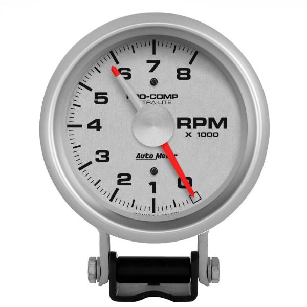 AutoMeter - AutoMeter 3-3/4in. PEDESTAL TACHOMETER,  0-8 - 3781