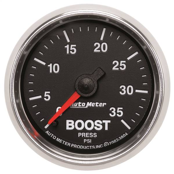 AutoMeter - AutoMeter 2-1/16in. BOOST,  0-35 PSI - 3804