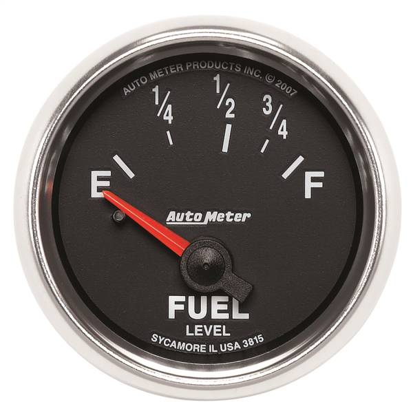 AutoMeter - AutoMeter 2-1/16in. FUEL LEVEL,  73-10 O - 3815