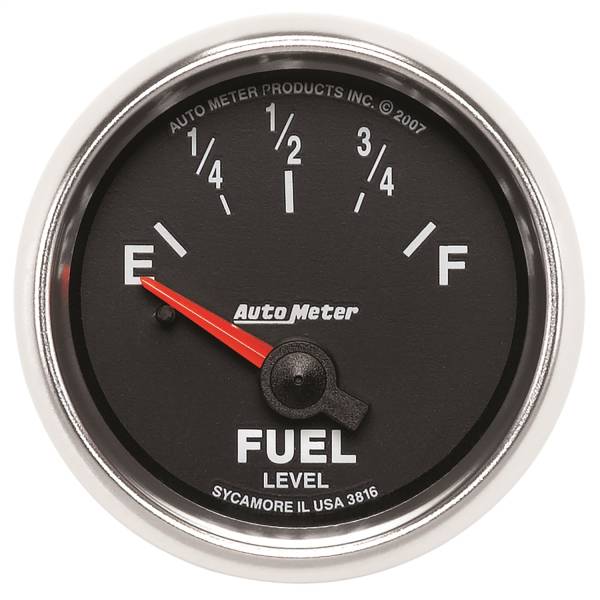 AutoMeter - AutoMeter 2-1/16in. FUEL LEVEL,  240-33 O - 3816