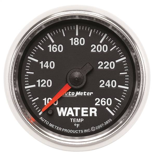 AutoMeter - AutoMeter 2-1/16in. WATER TEMPERATURE,  100-260 deg.F - 3855