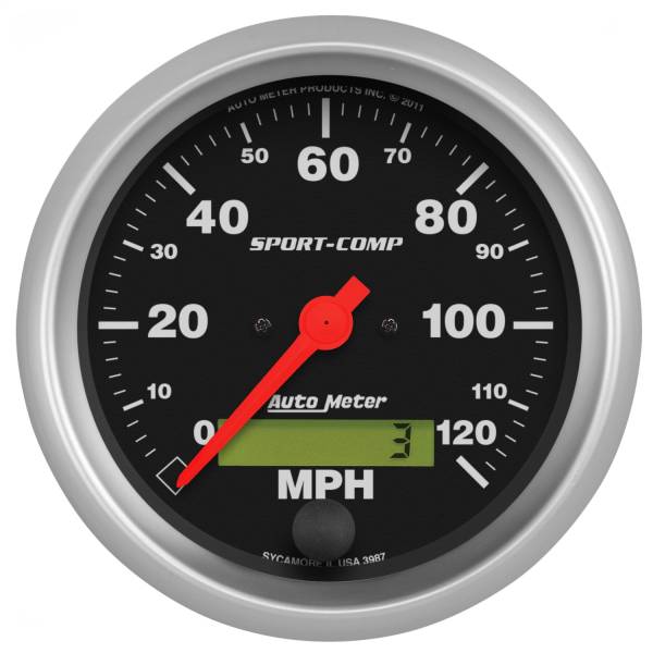 AutoMeter - AutoMeter 3-3/8in. SPEEDOMETER,  0-120 MPH - 3987