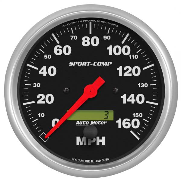 AutoMeter - AutoMeter 5in. SPEEDOMETER,  0-160 MPH - 3989
