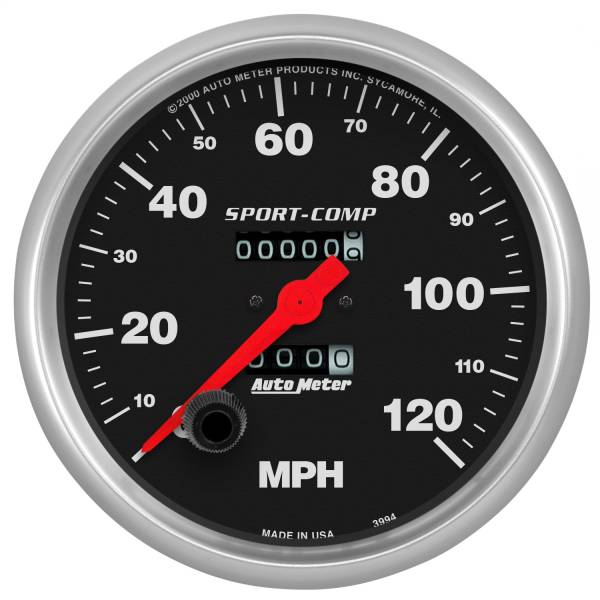 AutoMeter - AutoMeter 5in. SPEEDOMETER,  0-120 MPH - 3994