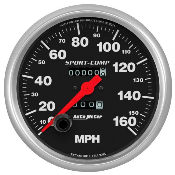 AutoMeter - AutoMeter 5in. SPEEDOMETER,  0-160 MPH - 3995