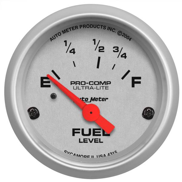 AutoMeter - AutoMeter 2-1/16in. FUEL LEVEL,  73-10 O - 4315