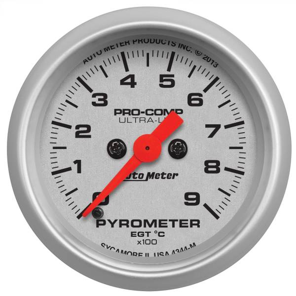 AutoMeter - AutoMeter 2-1/16in. PYROMETER,  0-900 deg.C - 4344-M