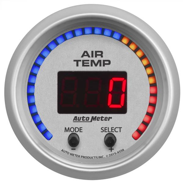 AutoMeter - AutoMeter 2-1/16in. DUAL AIR INTAKE TEMPERATURE,  0-300 deg.F - 4358