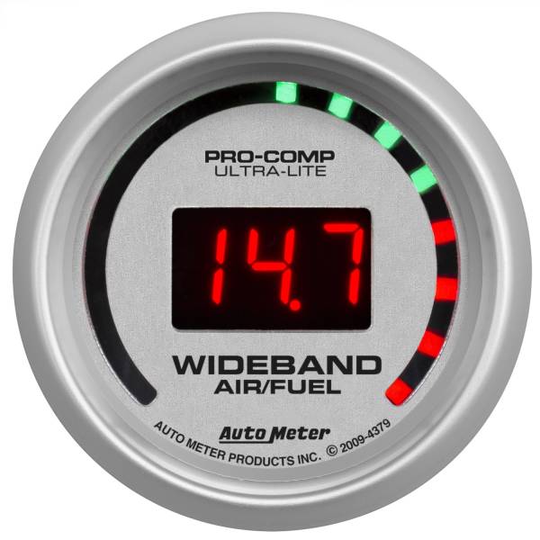 AutoMeter - AutoMeter 2-1/16in. WIDEBAND STREET AIR/FUEL RATIO,  10:1-17:1 AFR - 4379