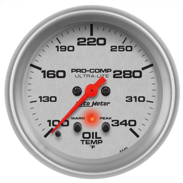 AutoMeter - AutoMeter 2-5/8in. OIL TEMPERATURE,  100-340 deg.F - 4440
