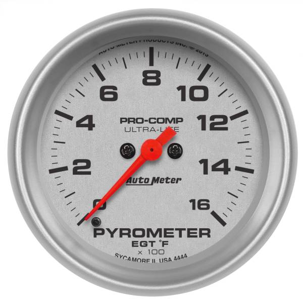 AutoMeter - AutoMeter 2-5/8in. PYROMETER,  0-1600 deg.F - 4444