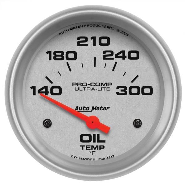 AutoMeter - AutoMeter 2-5/8in. OIL TEMPERATURE,  140-300 deg.F - 4447