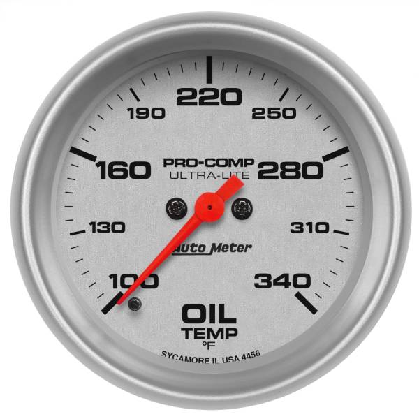 AutoMeter - AutoMeter 2-5/8in. OIL TEMPERATURE,  100-340 deg.F - 4456