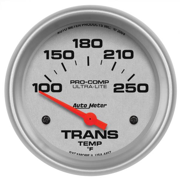 AutoMeter - AutoMeter 2-5/8in. TRANSMISSION TEMPERATURE,  100-250 deg.F - 4457