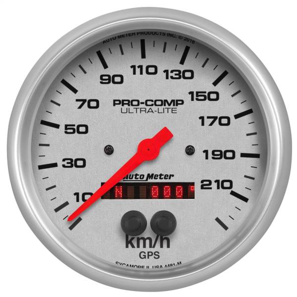 AutoMeter - AutoMeter 5in. SPEEDO,  225 km/h - 4481-M