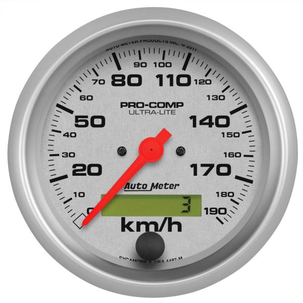 AutoMeter - AutoMeter 3-3/8in. SPEEDOMETER,  0-190 KM/H - 4487-M
