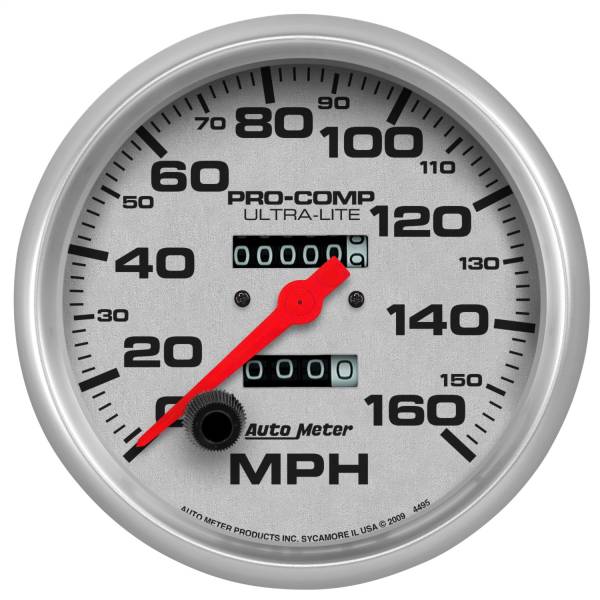 AutoMeter - AutoMeter 5in. SPEEDOMETER,  0-160 MPH - 4495