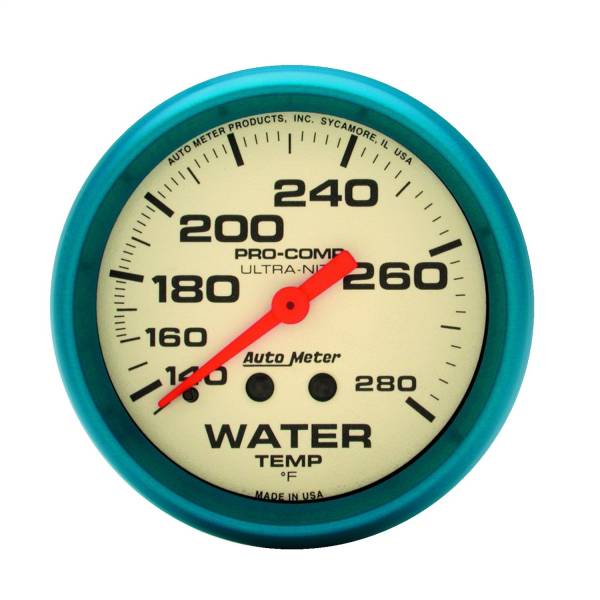 AutoMeter - AutoMeter 2-5/8in. WATER TEMPERATURE,  140-280 deg.F - 4531