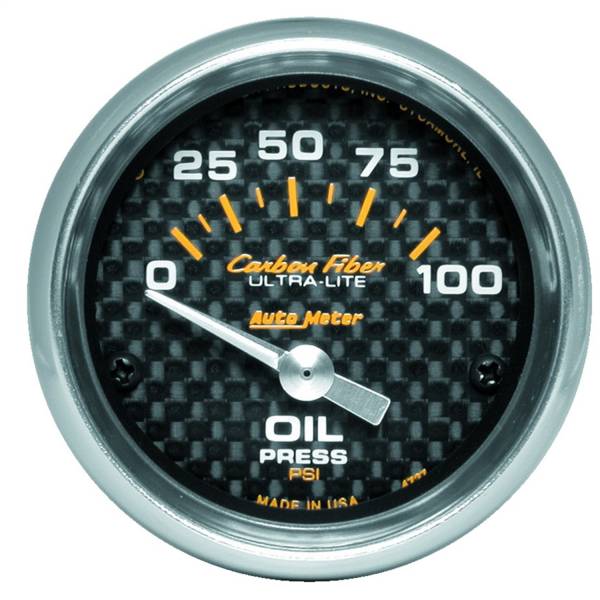 AutoMeter - AutoMeter 2-1/16in. OIL PRESSURE,  0-100 PSI - 4727