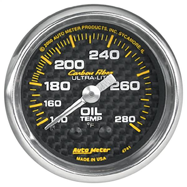 AutoMeter - AutoMeter 2-1/16in. OIL TEMPERATURE,  140-280 deg.F - 4741