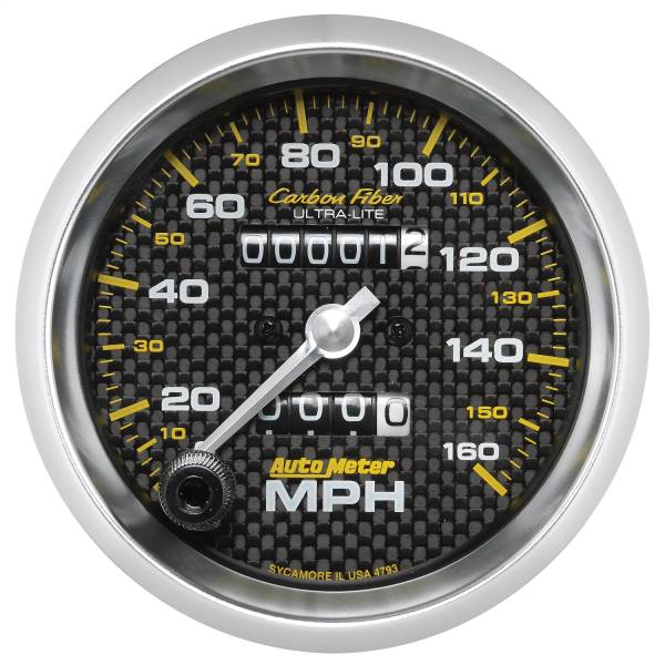 AutoMeter - AutoMeter 3-3/8in. SPEEDOMETER,  0-160 MPH - 4793