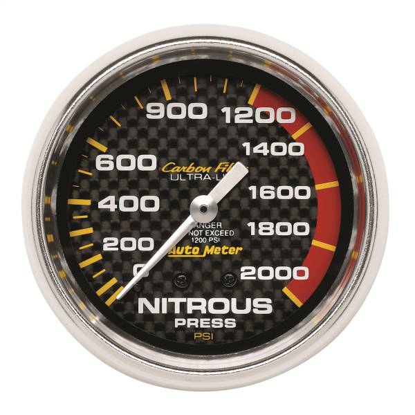 AutoMeter - AutoMeter 2-5/8in. NITROUS PRESSURE,  0-2000 PSI - 4828