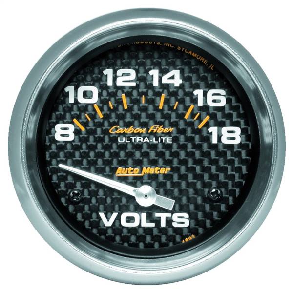 AutoMeter - AutoMeter 2-5/8in. VOLTMETER,  8-18V - 4891