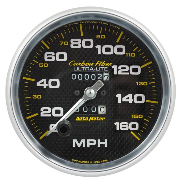 AutoMeter - AutoMeter 5in. SPEEDOMETER,  0-160 MPH - 4895