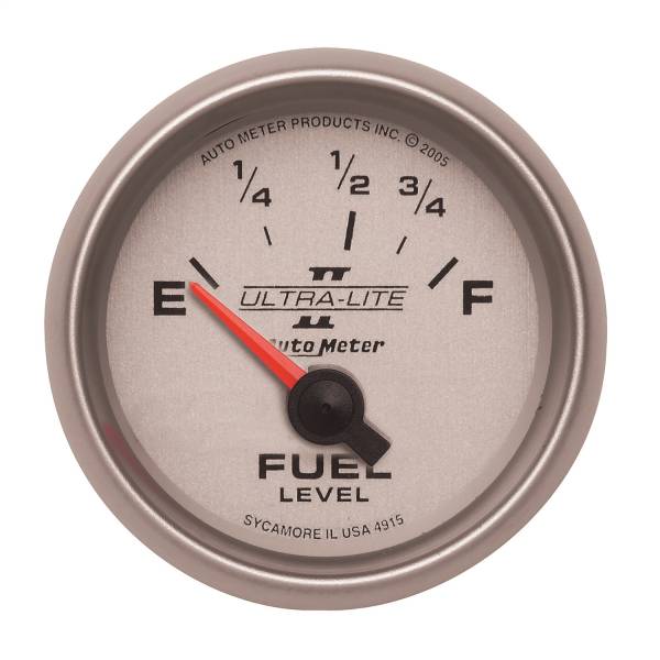 AutoMeter - AutoMeter 2-1/16in. FUEL LEVEL,  73-10 O - 4915