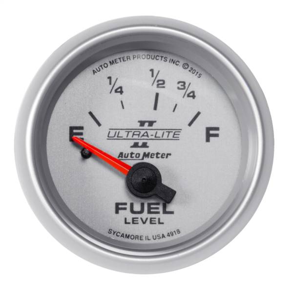 AutoMeter - AutoMeter 2-1/16in. FUEL LEVEL,  16-158 O - 4918