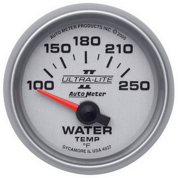 AutoMeter - AutoMeter 2-1/16in. WATER TEMPERATURE,  100-250 deg.F - 4937