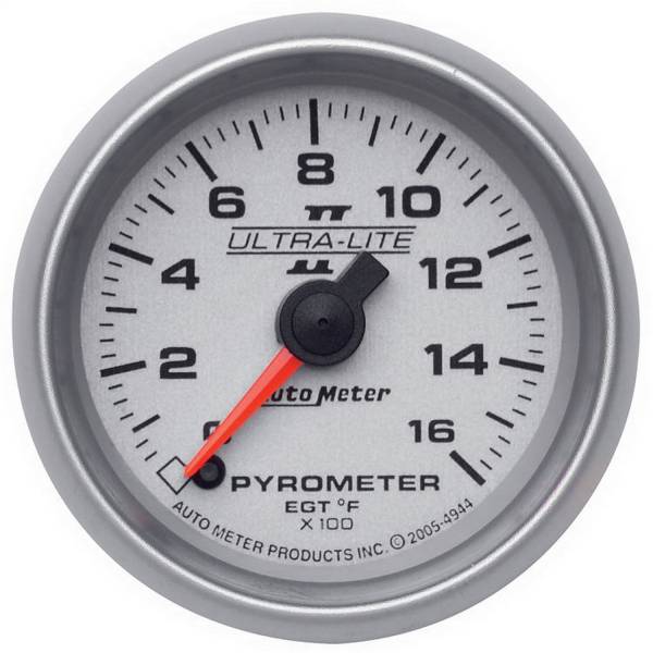 AutoMeter - AutoMeter 2-1/16in. PYROMETER,  0-1600 deg.F - 4944