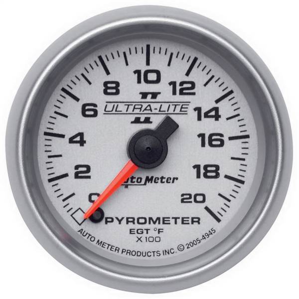 AutoMeter - AutoMeter 2-1/16in. PYROMETER,  0-2000 deg.F - 4945