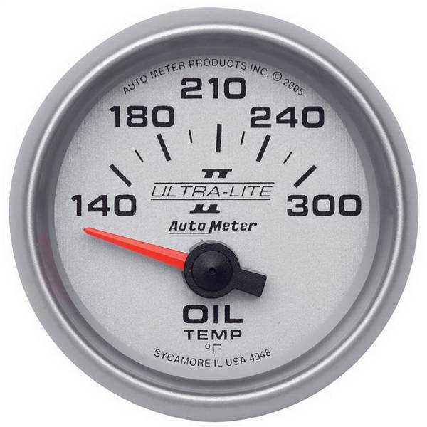 AutoMeter - AutoMeter 2-1/16in. OIL TEMPERATURE,  140-300 deg.F - 4948