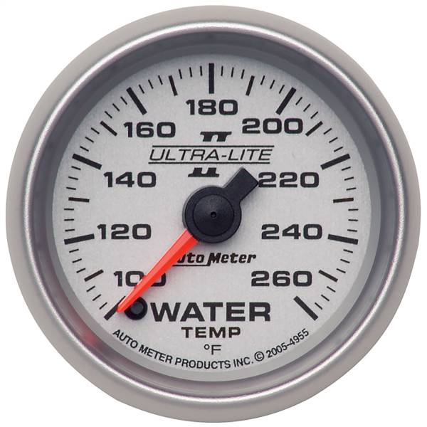 AutoMeter - AutoMeter 2-1/16in. WATER TEMPERATURE,  100-260 deg.F - 4955