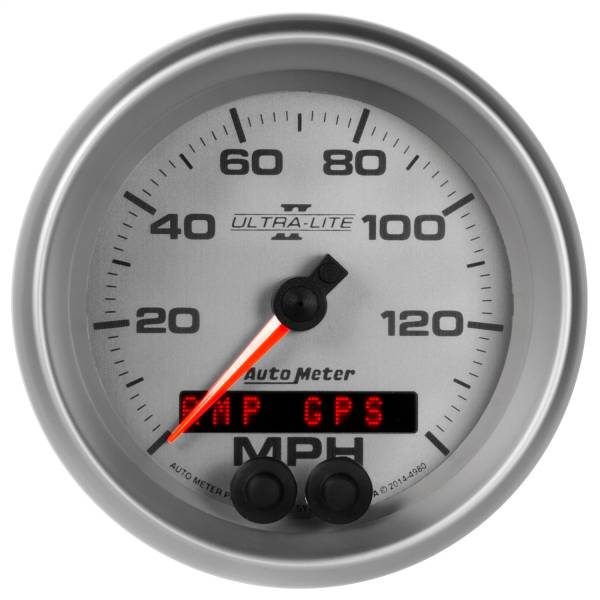 AutoMeter - AutoMeter 3-3/8in. GPS SPEEDOMETER,  0-140 MPH - 4980