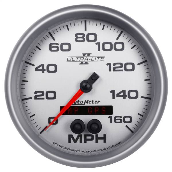 AutoMeter - AutoMeter 5in. GPS SPEEDOMETER,  0-160 MPH - 4981