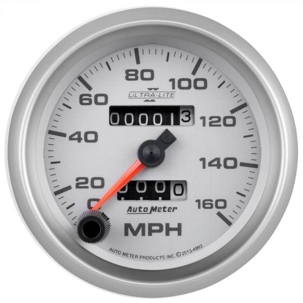 AutoMeter - AutoMeter 3-3/8in. SPEEDOMETER,  0-160 MPH - 4993