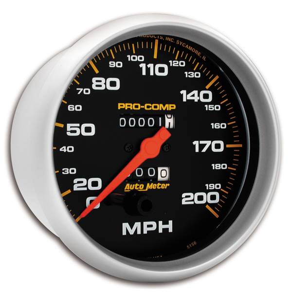 AutoMeter - AutoMeter 5in. SPEEDOMETER,  0-200 MPH - 5156