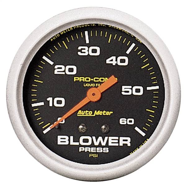 AutoMeter - AutoMeter 2-5/8in. BLOWER PRESSURE,  0-60 PSI - 5403