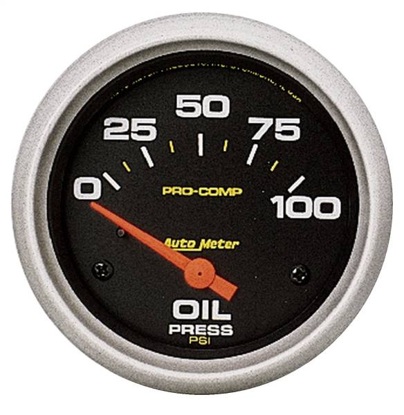 AutoMeter - AutoMeter 2-5/8in. OIL PRESSURE,  0-100 PSI - 5427