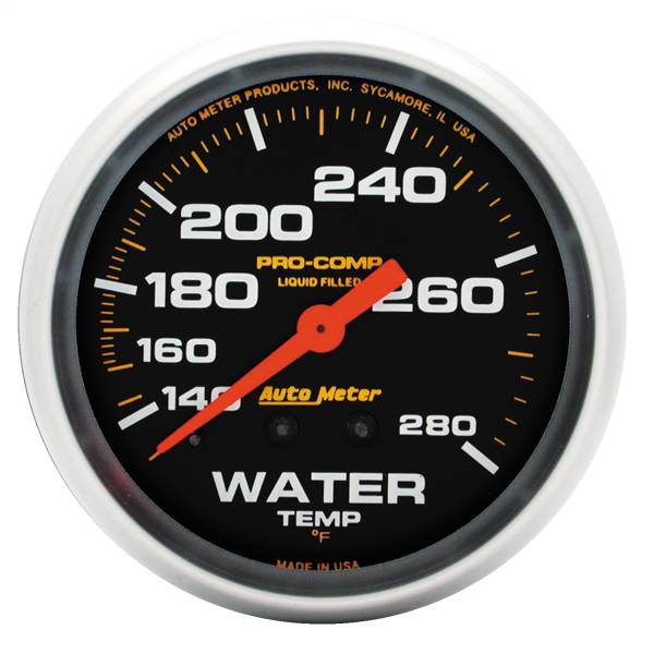 AutoMeter - AutoMeter 2-5/8in. WATER TEMPERATURE,  140-280 deg.F - 5431